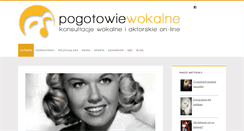 Desktop Screenshot of pogotowiewokalne.pl